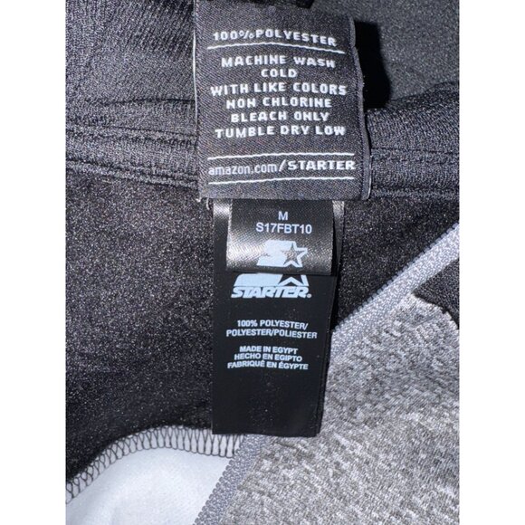 Starter Big Boys Zip-Up Hoodie Jacket Black & Gray Size M - Picture 3 of 5